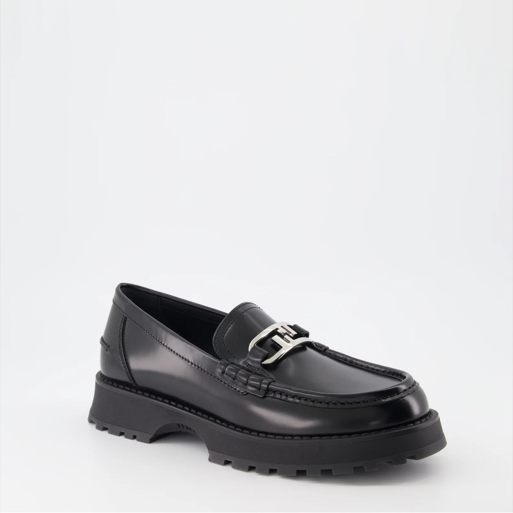 Fendi Men’s Black Loafers - Size 8 (runs large, size 9)